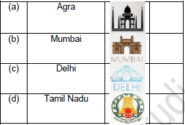 CBSE Class 1 GK Monuments of India Worksheet Set A